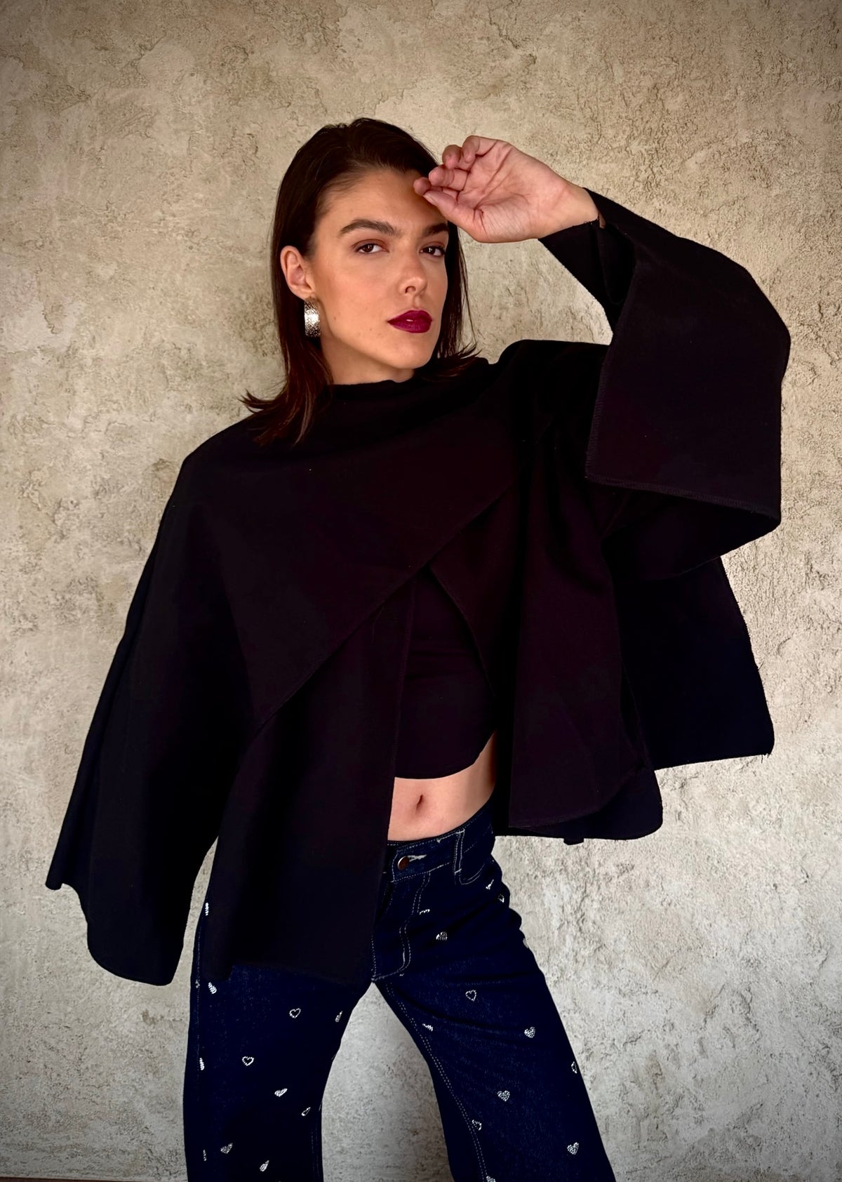 Black Jacket Cape