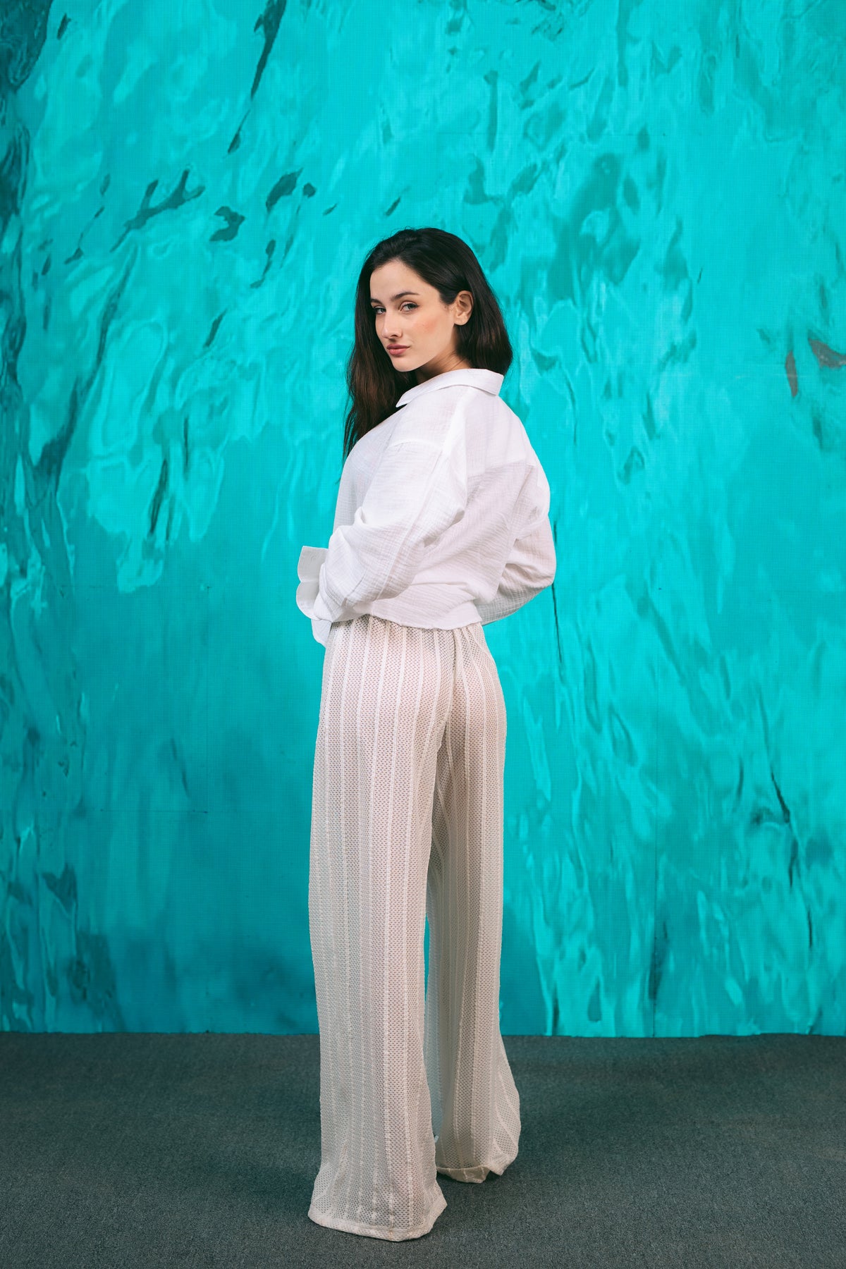 White Beach Pants