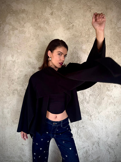 Black Jacket Cape