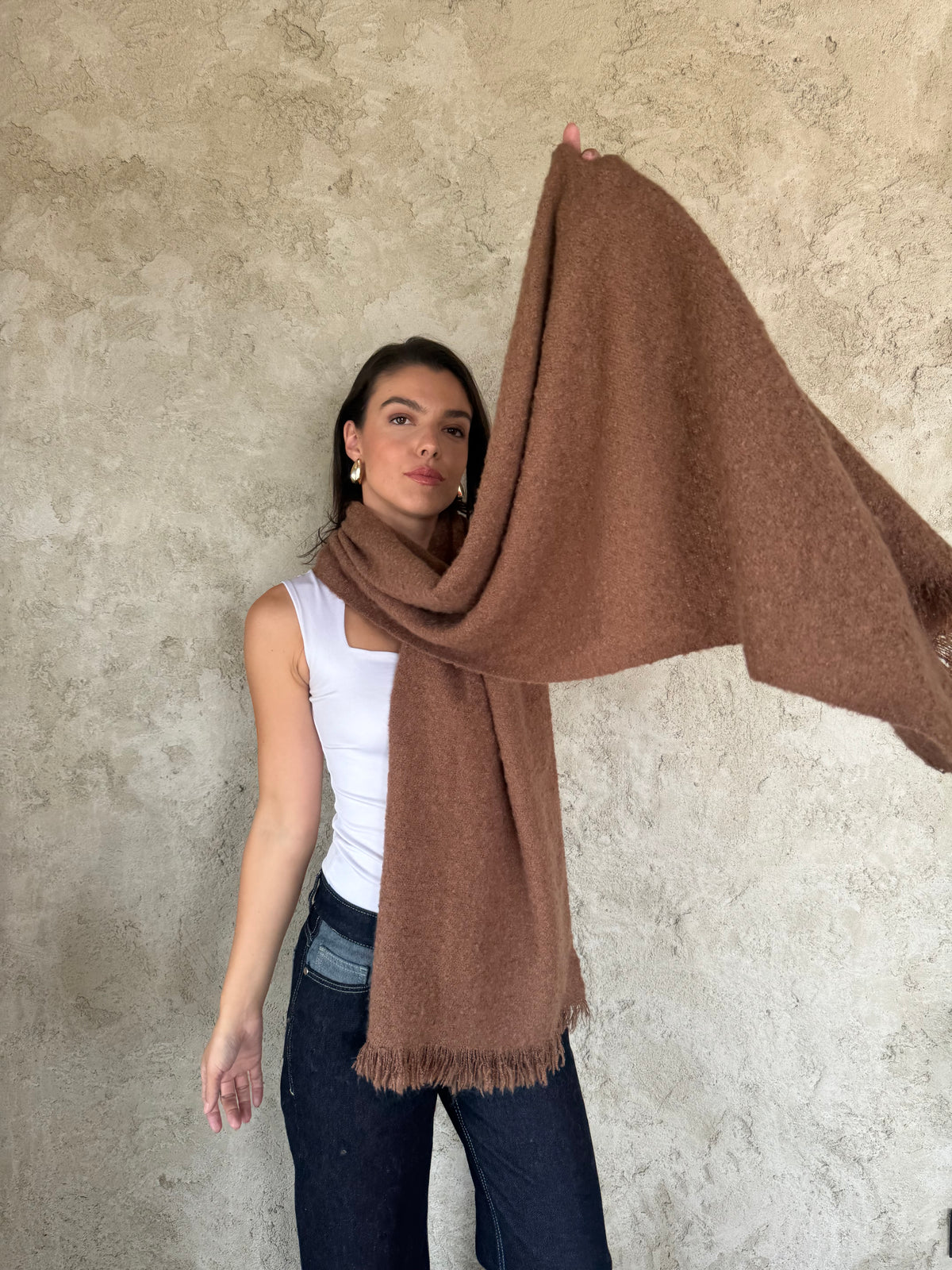 Brown Scarf