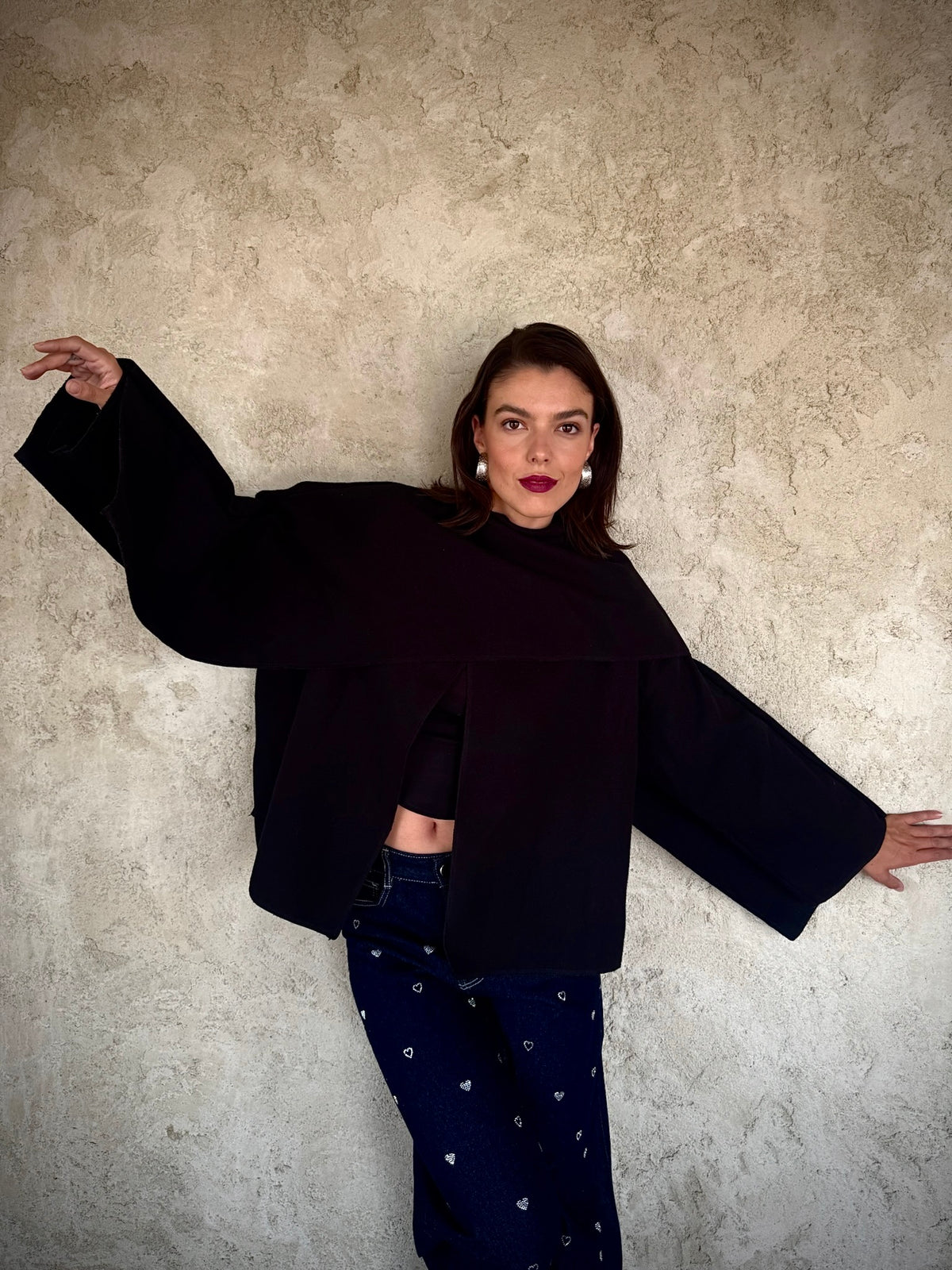 Black Jacket Cape