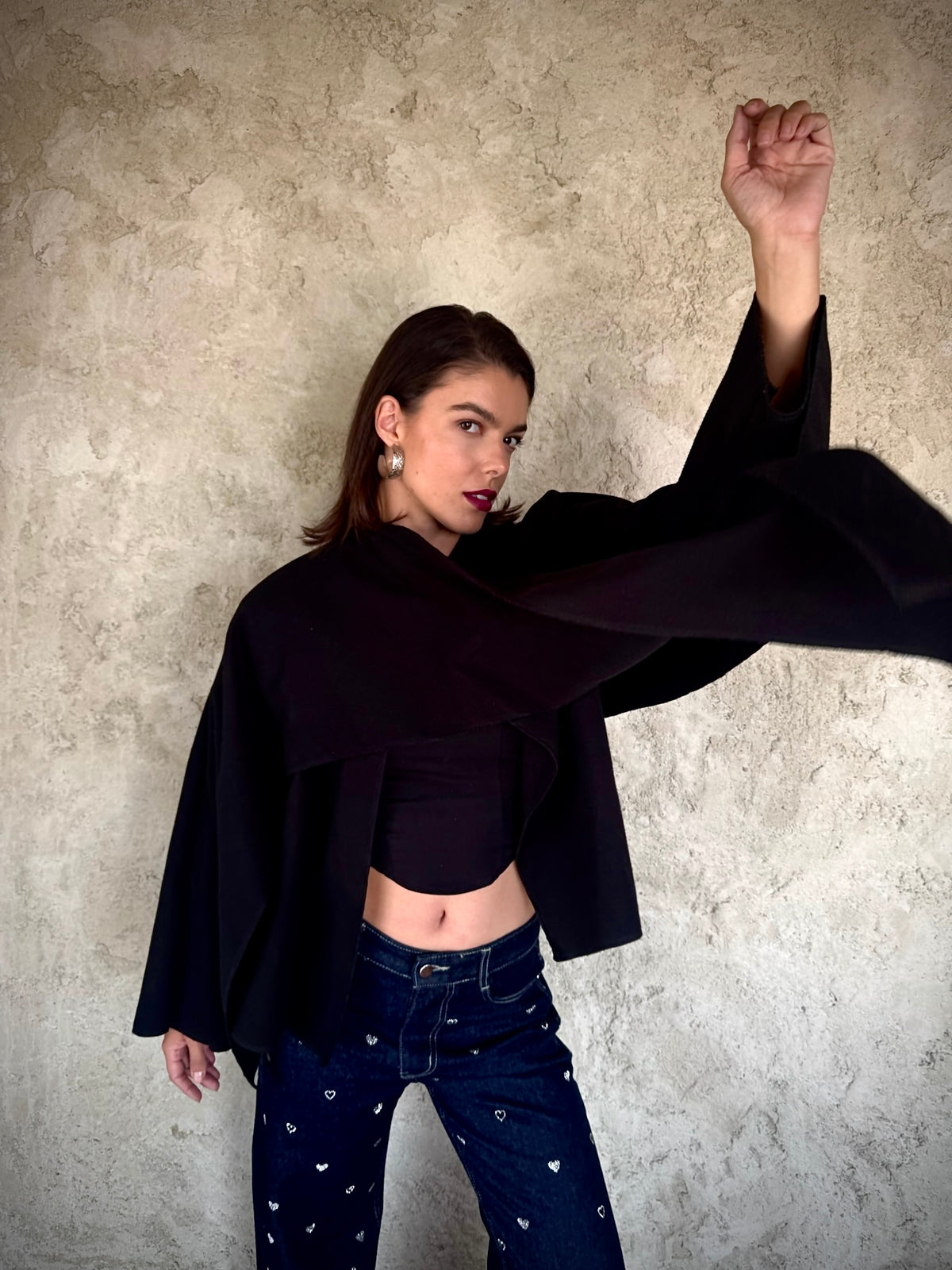 Black Jacket Cape