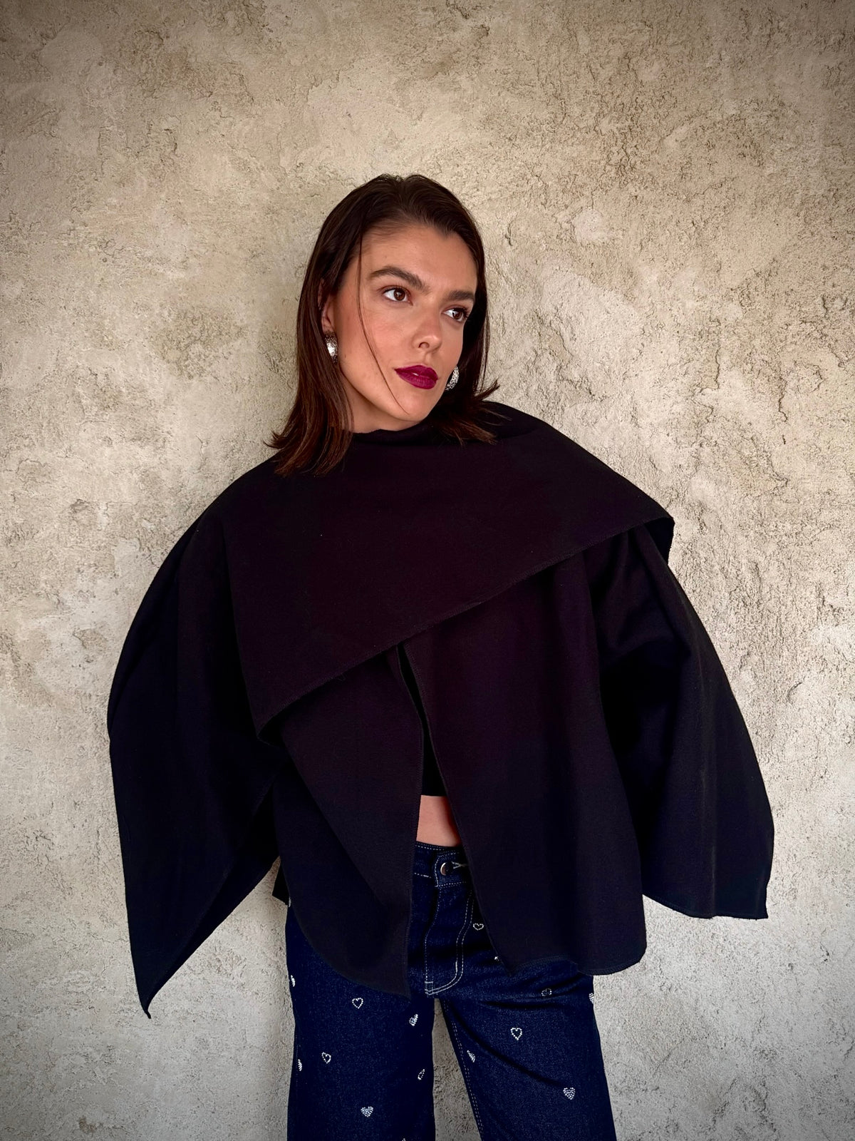 Black Jacket Cape