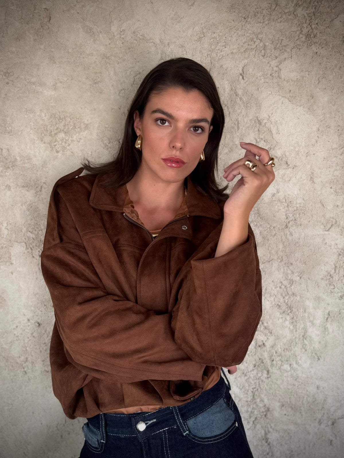 Brown Suede Jacket