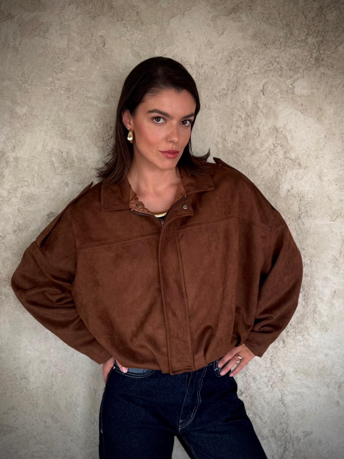 Brown Suede Jacket
