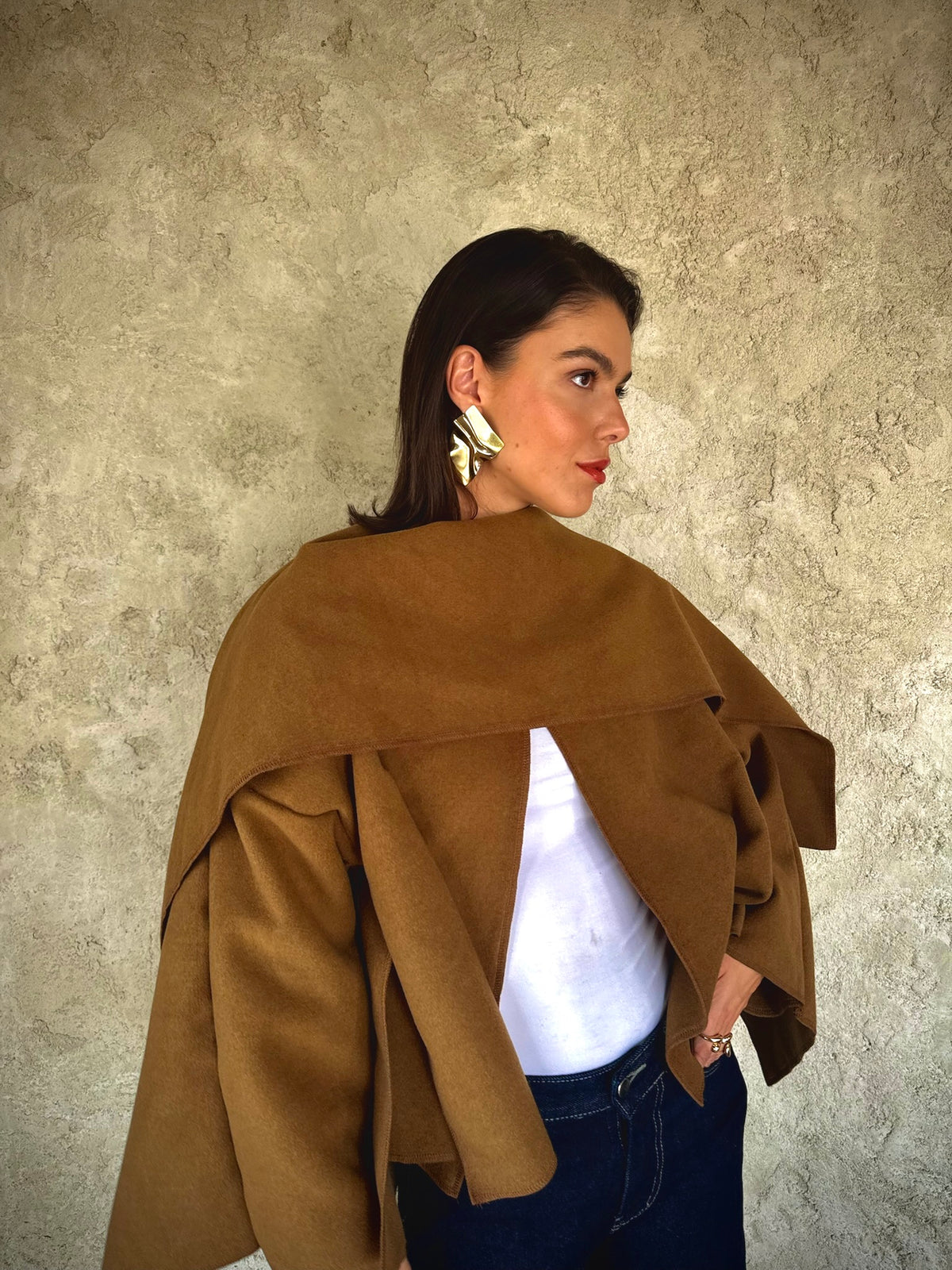 Brown Jacket Cape