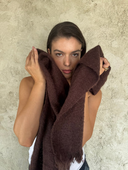 Dark Brown Scarf