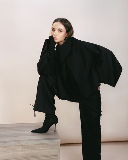 Black Jacket Cape