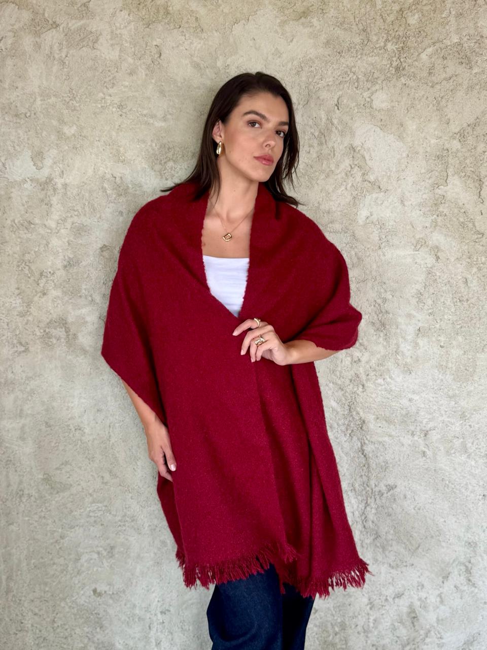 Burgundy Scarf