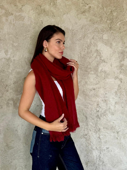 Burgundy Scarf